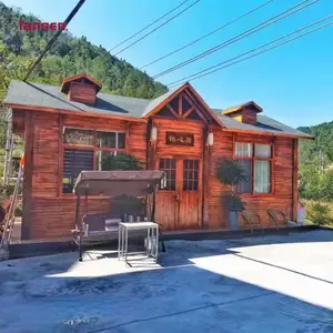 户外防腐木屋 花园别墅木建筑 园林景区小木屋
