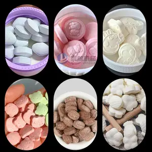 15冲全自动压片机 茶叶压片机 咖啡糖压片机 压片糖生产线