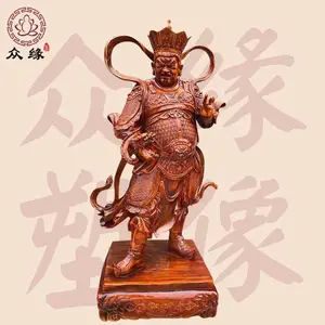 众缘四大天王佛像_河南玻璃钢树脂护世四天王佛像厂家销售