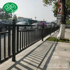 花都街道隔离栏杆 增城城市道路分隔栏 肇庆机动车道白色护栏加工