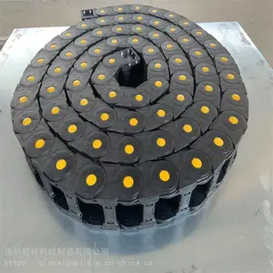 厂家生产 10-80系列桥式尼龙坦克链 全封闭塑料拖链