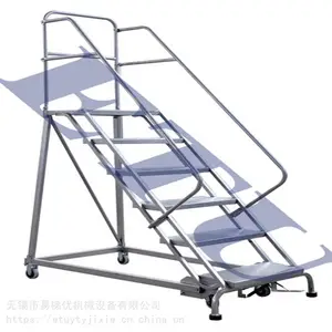 ETU易梯优牌|工业仓储登高梯 移动平台 仓库厂房登高车拆卸式取货仓储设备厂家