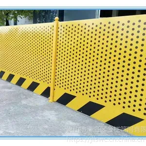 广东肇庆地铁施工护栏|建筑网片|临边防护栏杆|市政道路围挡