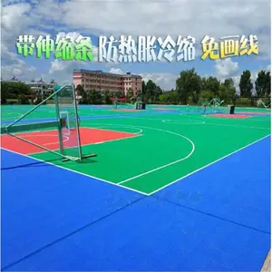 连双层悬浮地板 乒乓球场地 悬浮地板悬浮地垫厂