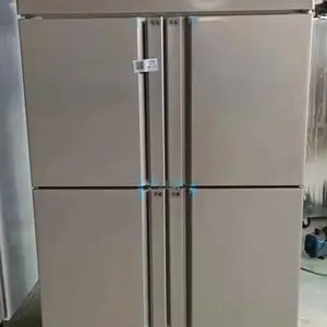 山东专业生产商用后厨制冷四门六门冰柜,卧式冰柜、弧型岛柜