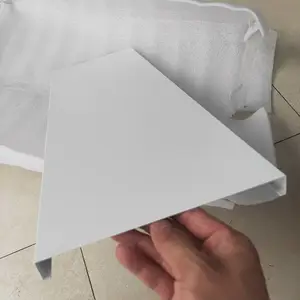 高铁站吊顶 150*20铝方通 铝合金格栅天花