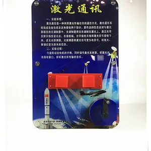 科学探究实验室校园科技活动室科普展品壁挂式科技馆展品科普走廊激光通讯