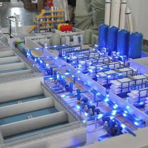 宿迁专业制作污水处理工艺流程展示沙盘模型公司