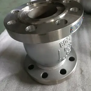 H42W-64P DN80石油 化工工业防止流体倒流不锈钢 法兰立式止回阀