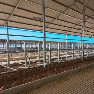 牛卧床|牛卧栏配件|牛卧床价格|卧床挡颈杆抱卡|牛卧栏立柱抱箍