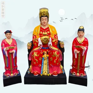1.8米火灵圣母神像十二老母 瑶池金母 无生老母树脂玻璃钢佛像