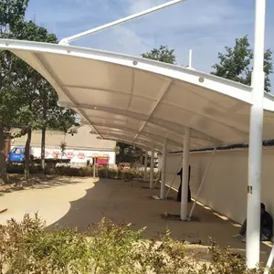 三门峡电动车膜结构车棚 焦作电动车膜结构停车棚
