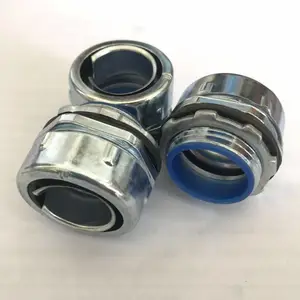 厂家批发销售金属软管接头 穿线管接头 内外丝卡套接头 规格齐全