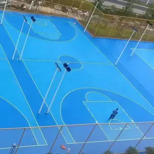 珠海篮球场足球场施工_旧球场修补项目_珠海各类球场施工_学校足球场人造草坪铺设安装_能冠设施