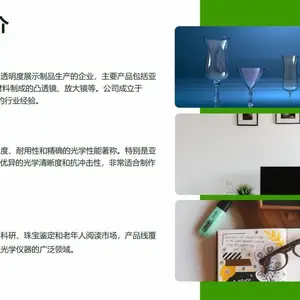 凯拓实业 亚克力 PMMA 凸透镜 放大镜 透明PC PMMA 高透明度展示制品 注塑时需控制内应力,防止光畸变_1.jpg