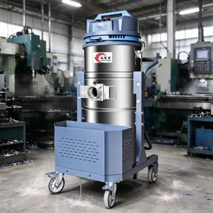 FB?361FC 系列 220V 风聚变大功率工业吸尘器|手动反吹清灰 100L 大容量车间粉尘铁屑吸尘设备