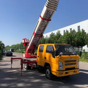 济宁嘉联重工自动遥控32米蓝牌高空上料车