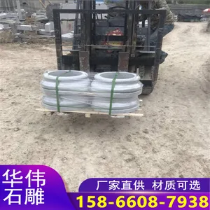 家族祠堂柱子底托 寺庙大殿圆柱石鼓墩子四合院柱顶石门墩 青石柱墩