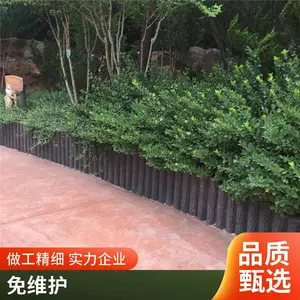 乡村景区用水泥仿木桩 花圃公园庭院小区用混凝土仿树桩 外观精美