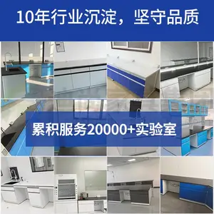 全钢实验台 实验室家具 支持定制 耐腐蚀台面 实验边台满柜角柜可选