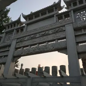 优质石材门楼，村庄大理石牌楼，金玉专业定做