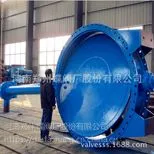 厂家定制 大口径蝶阀 手动双法兰双偏心软密封蝶阀 QT450 DN1400