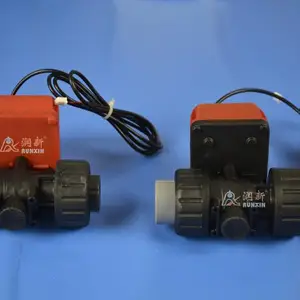 ����С�͵綯��pvc �ϵ縴λ������12V24V�����ŷ�6��DN20