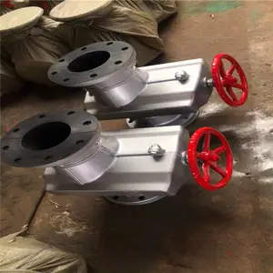 管夹阀GJ41X-10C DN350铸钢管夹阀胶管手动法兰管夹阀天然胶管