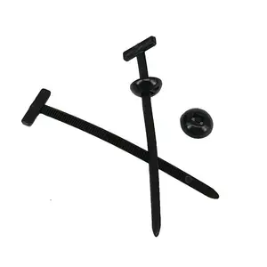 Nylon universal cable tie buckle尼龙通用扎带扣汽车塑料紧固穿心钉
