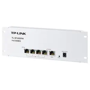 TP-LINK TL-SF1005PM 5口百兆POE交换机 监控无线AP供电器