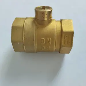北科华航阀业 铜阀门 一字钥匙锁闭阀 暖气 自来水防盗锁闭球阀