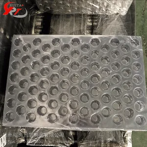 PVC吸塑托盘批发 T灯筒灯A泡塑包铝灯杯塑件 LED灯具吸塑托盘周转