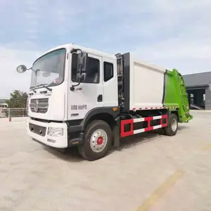 东风底盘后压缩式垃圾车 18吨垃圾压缩运输车 中型自压缩垃圾车