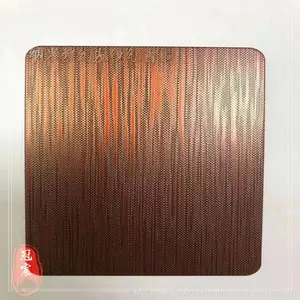 甘肃 不锈钢电梯装潢板 玫瑰金蚀刻板 电梯厅门轿厢装饰板