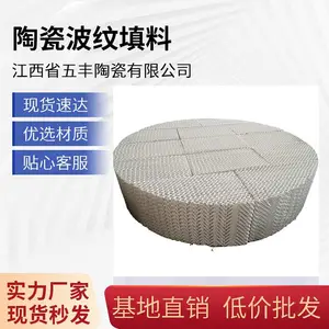 陶瓷波纹填料 陶瓷波纹规整填料 陶瓷波纹板 125-700y