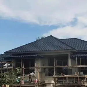 北京彩石金属瓦 丰台彩石瓦安装 彩石瓦安装价格