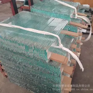 东莞玻璃厂定制加工5mm超白钢化玻璃窄条精磨光边各种异形来图来样定做