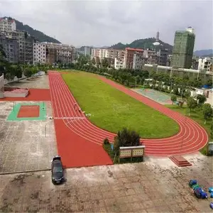邢台田径运动场跑道 塑胶跑道铺装 操场硅PU地面
