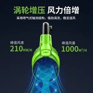 格力博40v无刷锂电吹风机手提式吹风机BLF442轻松清洁