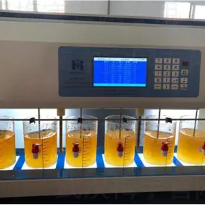 彩屏六联搅拌器按键式烧杯混凝试验搅拌机