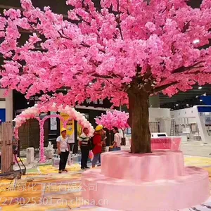仿真樱花树许愿树人造树桃花树大型樱花装饰仿真植物落地花假樱花