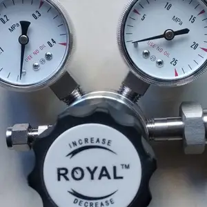 供应ROYAL=皇室上海黄铜氮气高压减压阀(R591)