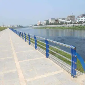 肇庆不锈钢桥梁防撞河道护栏厂家批发 江门景观桥梁栏杆价格