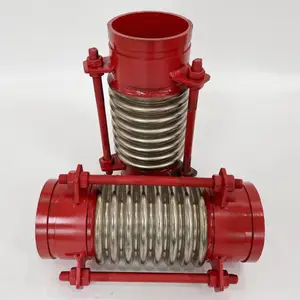 郑州不锈钢沟槽式补偿器 法兰式波纹管软连接金属膨胀节
