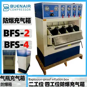 可定制BFS-2/4两瓶四瓶防爆充气箱 TANK-THX2/4两瓶四瓶防爆充气保护箱