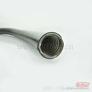 不锈钢平包管，加棉线 防水阻燃 PVC 304金属平管，成都厂家***