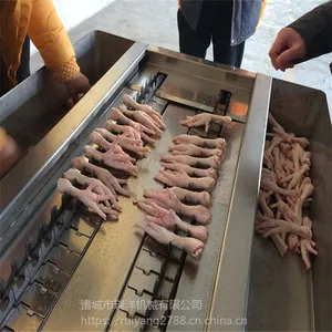 瑞洋全自动鸡爪切段机 泡椒鸡爪切割机