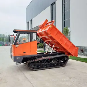 四不像搬运履带翻斗车_多功能手扶式履带翻斗车_橡胶履带车厂家批发