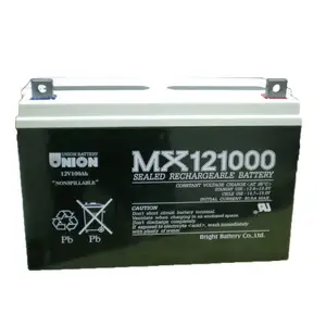 UNION蓄电池VT12100 12V100AH阀控密封式铅酸