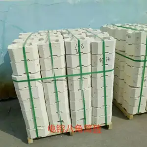 河南信德利 玻璃窑炉用 电熔锆刚玉 八角筒砖 筒子砖